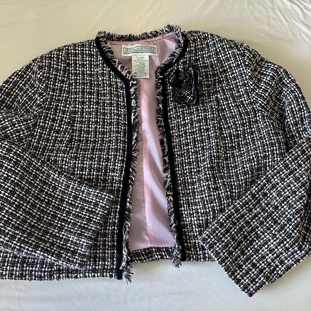 Cropped blazer jacket